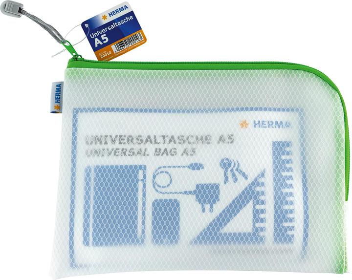 Actual product image HERMA A5 zip pocket