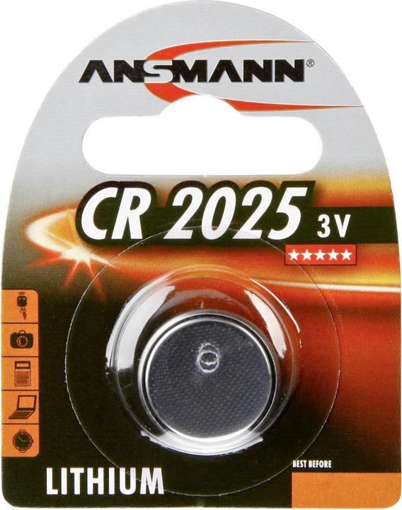 Image du produit Ansmann pile au lithium (1 pcs, CR2025, 160 mAh)