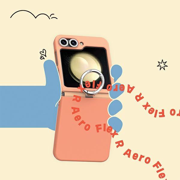 Actual product image GCS etui Aero Flex R Sam Z Flip6 czarny/black AR20-02022A (Samsung Galaxy Z Flip6, Samsung Galaxy Z Flip7 FE)