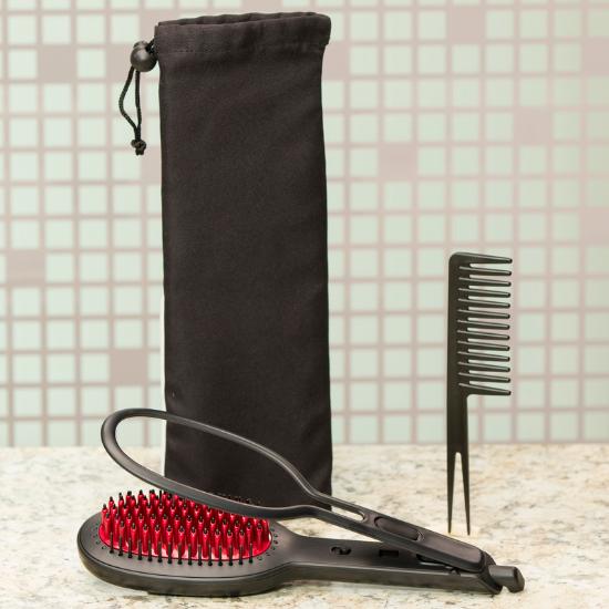 Actual product image Clamp It Electric Hair straightening brush