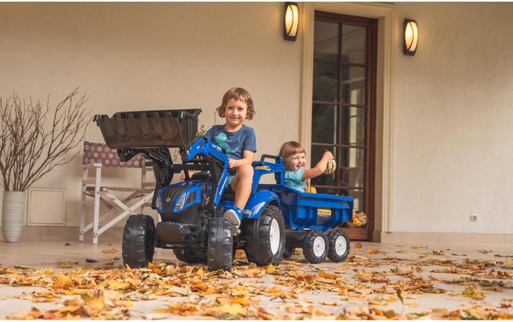 Immagine prodotto Falk Toys Trattore per bambini XXL con rimorchio