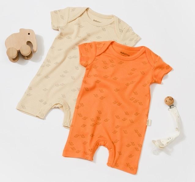Produktbild BabyCosy Strampler kurze. kurzarm. 2 Pack (80)