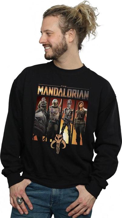 Produktbild Star Wars The Mandalorian Character Lineup Sweatshirt (4XL)