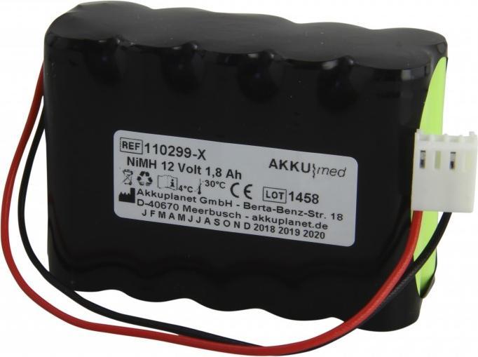 Immagine prodotto AccuCell Batteria ricaricabile Pompa per infusione Codan Argus A707V, A708V, tipo 601259, a norma CE (1 pz., 1800 mAh, Accumulatore di carica elettrica)