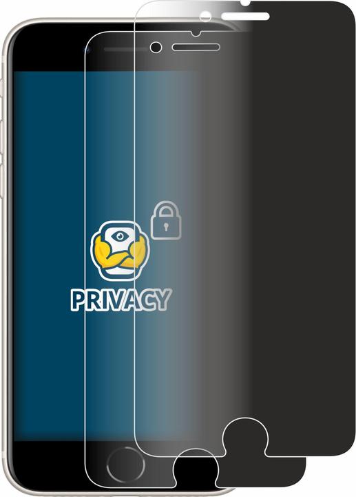 Produktbild BROTECT Sichtschutzfolie Anti-Spy Privacy Folie Blaulicht-Schutz (2 Stück, Apple iPhone SE (3rd Gen))