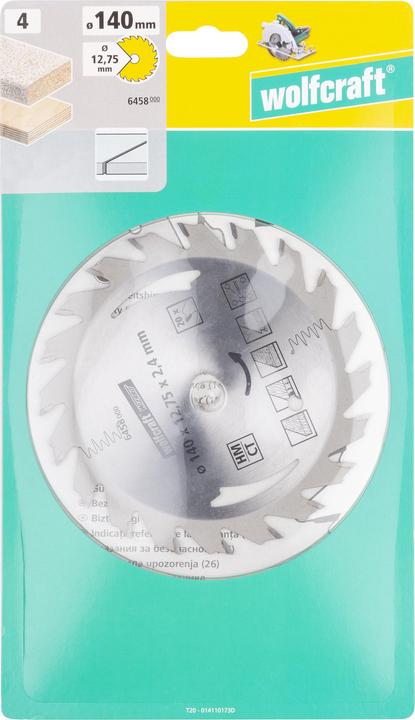 Actual product image wolfcraft wolfcraft 1 Kreissägeblatt HM, 24 Zähne ø160mm