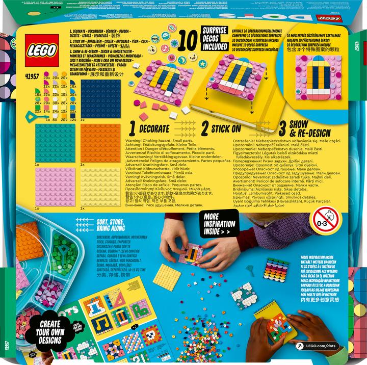 Actual product image LEGO Creative stickers set (41957, LEGO Dots)