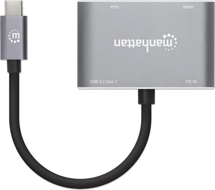 Actual product image Manhattan 130691 (USB-C, 4 Ports)