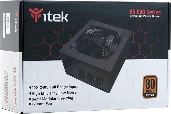 Image du produit Itek Alimentation ATX compatible BS650 Evo - 650W (650 W)