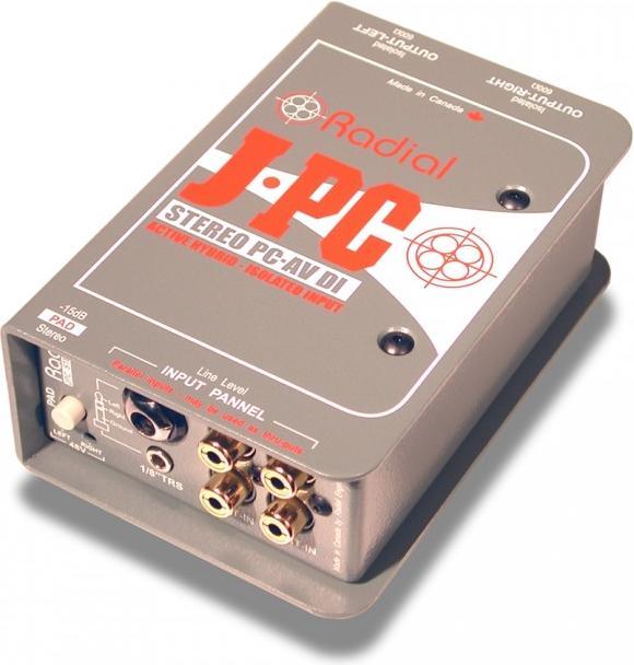 Produktbild Radial JPC actieve stereo DI box voor laptops en computers