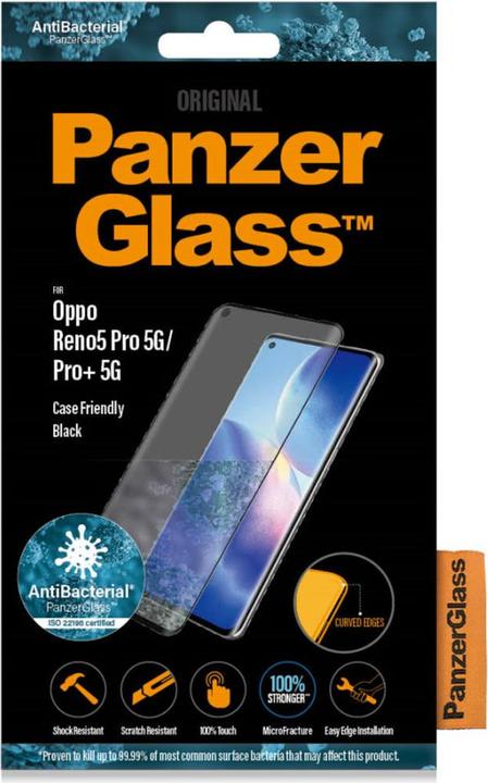 Productafbeelding PanzerGlass Geval Vriendelijk (1 Stuk, Oppo Find X3 Neo, Oppo Reno 5 Pro+ 5G)