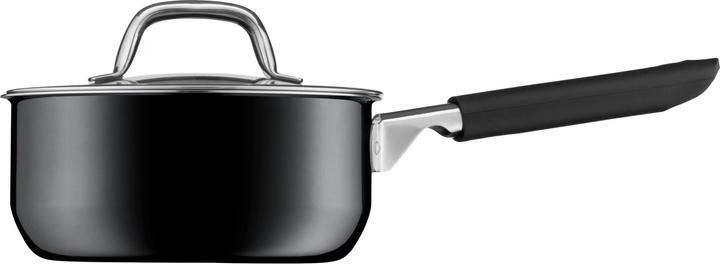 Produktbild WMF Stielkasserolle FUSIONTEC schwarz (16 cm, Kochtopf, Fusiontec)
