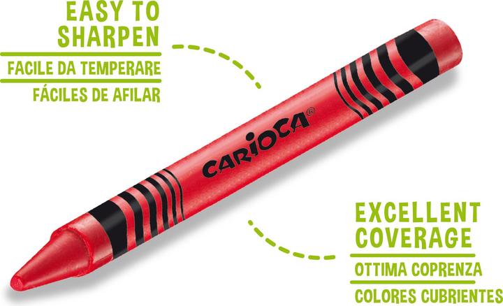 Produktbild Carioca Wachsmalkreide Maxi (Mehrfarbig, 50 x)