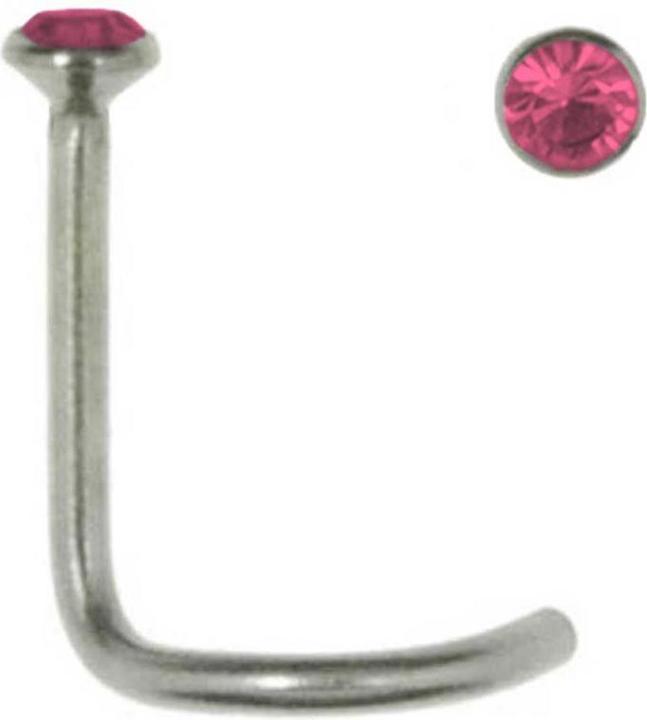 Image du produit Bijouteria Piercing nez (Acier inoxydable, Cristallin)