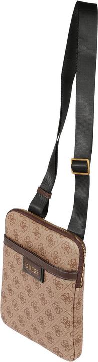 Image du produit Guess Vezzola, Textile Crossbody Bag, Brown, 19 x 24 x 2cm, For Men