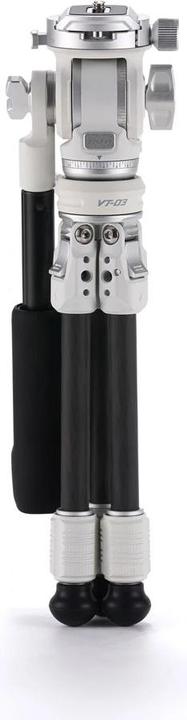 Actual product image Tilta VT03 Tabletop Video Fluid Head, 1-Stage Carbon Fiber Tripod (Metal, Carbon)