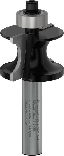 Produktbild Bosch Professional Zubehör Halbstabfräser, 8 mm, R1 6 mm, L 19 mm, G 63 mm