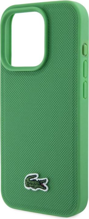 Produktbild Lacoste Etui Iconic Petit Pique Crossbody Cord MagSafe do iPhone 15 Pro zielony
