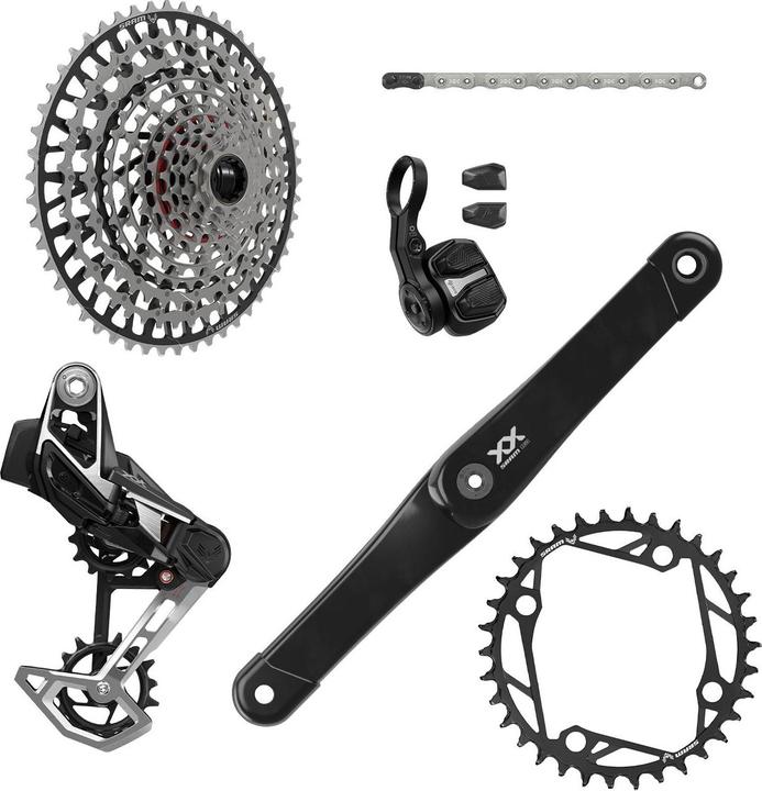Actual product image Sram XX Eagle T-Type E-MTB 104BCD Groupset
