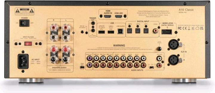 Produktbild advance acoustic A 10 *schwarz* Stereo Verstärker mit Röhrenvorstufe (Röhren-Vorstufe)