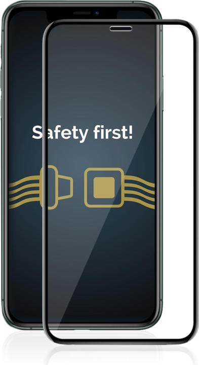 Actual product image Savvies Full-screen armoured glass screen protector (1 Piece, Apple iPhone 11)