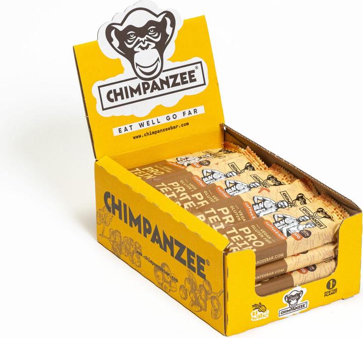 Actual product image Chimpanzee Protein Bar Coffee & Nuts (Vegan, Organic, Gluten Free) 20x45gr (Coffee Nuts, 20 pcs., 900 g)