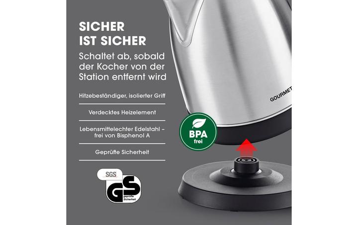 Produktbild Gourmetmaxx Wasserkocher (1.80 l)