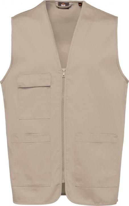Produktbild Kariban Polycotton-Weste mit mehreren Taschen (XL)