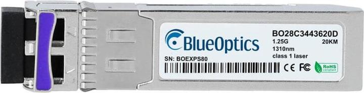 Produktbild BlueOptics Huawei CSFP-GE-FE-BIDI2 kompatibler cSFP BO28C4334620D