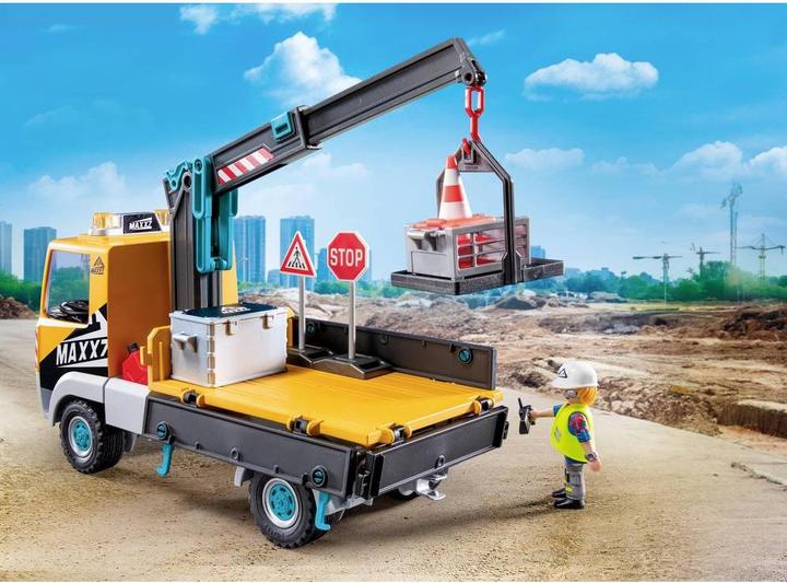 Produktbild Playmobil Baustellen-LKW mit Kran (71750, Playmobil Action Heroes)