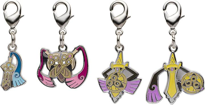 Pokémon Pokemon Center - Honedge, Doublade, Aegislash Schlüsselanhänger - 4 Stück