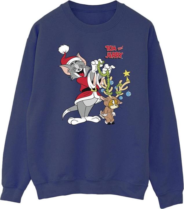 Tom & Jerry Christmas Reindeer Sweatshirt (L)