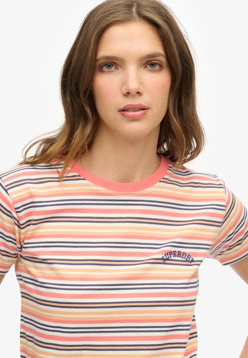 Image du produit Superdry T-shirt ajusté à rayures Essential Logo (10)