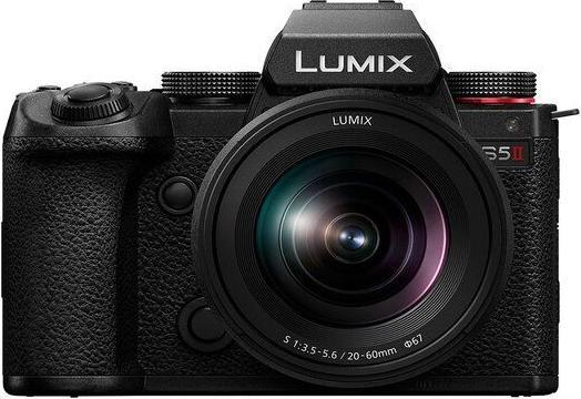 Produktbild Panasonic DC-S5 II + S 20-60mm f3,5-5,6 + S 50mm f1,8 Bulk (20 - 60 mm, 24.20 Mpx, Vollformat)