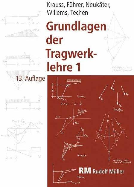 Actual product image Grundlagen der Tragwerklehre1 (German, Franz Krauss, Wilfried Führer, Claus-Christian Willems, Hans Joachim Neukäter, Holger Techen, 2023)