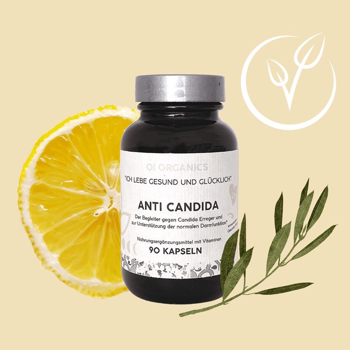 Produktbild QI Organics Anti Candida Kapsel - Normale Darmfunktion & Immunsystem (Tabletten)