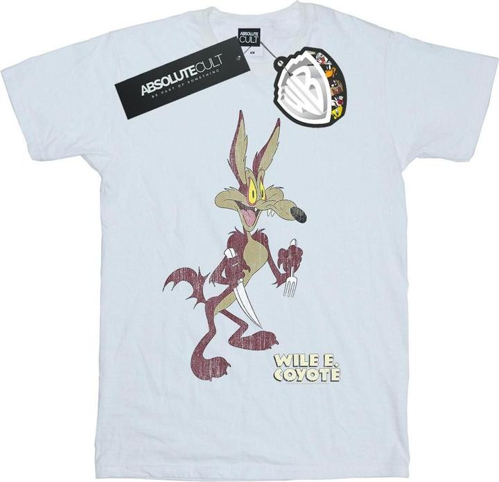 Looney Tunes Wile E Coyote Distressed TShirt (S)