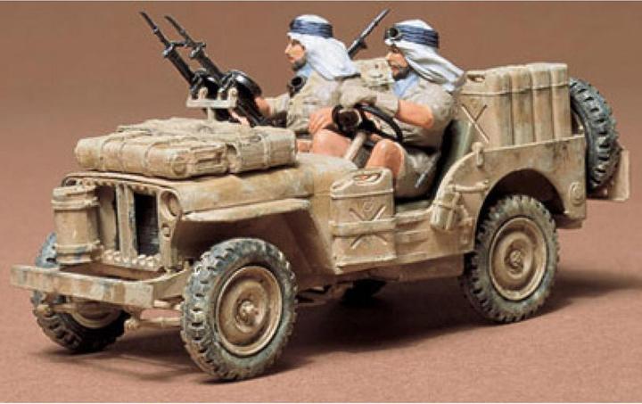 Actual product image Tamiya WWII British S.A.S Jeep (2) 1:35 (500 pieces)