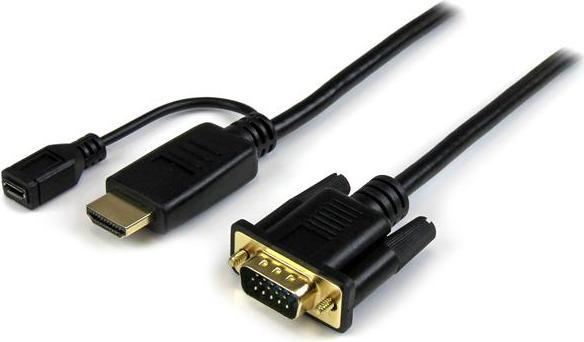 Immagine prodotto StarTech Cavo Adattatore Da HDMI A VGA Da 6ft HDMI A VGA (1.90 m, HDMI)