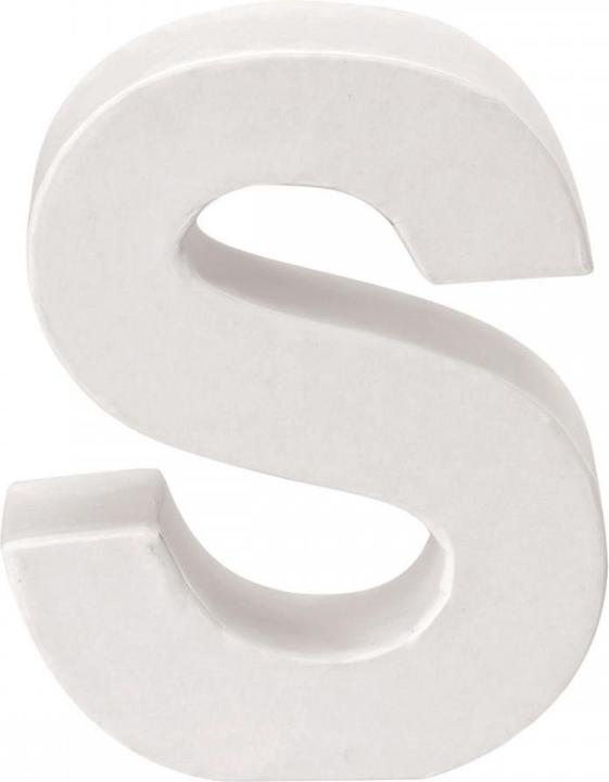 Image du produit Glorex Lettre S en carton 10x3,5cm