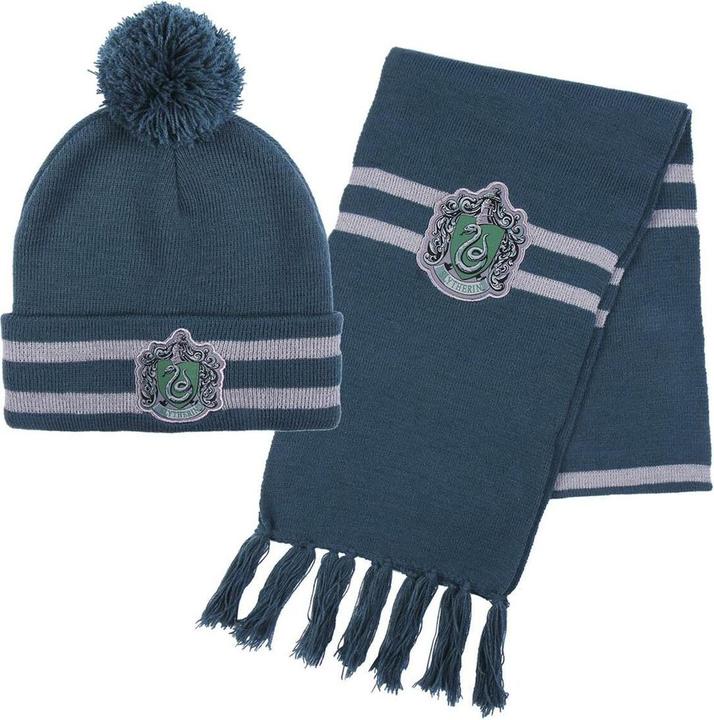 Immagine prodotto Cerda HARRY POTTER - Set Bonnet Pompon + Echarpe - Serpentard - Enfants