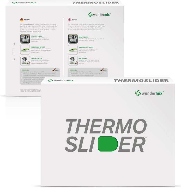 Produktbild Wundermix ThermoSlider® H | V2 Plus | Schwarz | Gleitbrett für Thermomix TM6, TM5