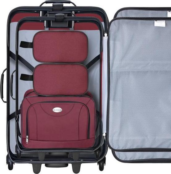Actual product image Juskys Trolley suitcase set Athens (60 l, M (50 - 90l), L (90 - 115l))