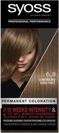 Image du produit Syoss 6-8 Teinture pour cheveux blond foncé 100g (6-8 Blonde foncée)