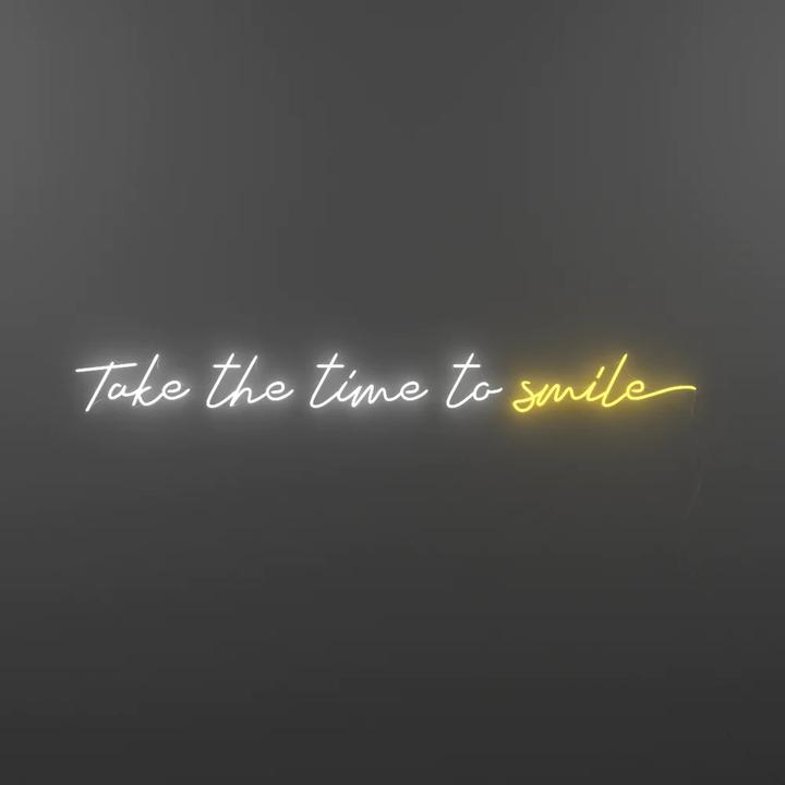 Produktbild YellowPop Smiley Take the time to smile