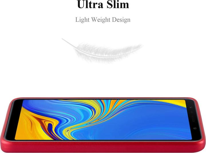 Actual product image Cadorabo TPU Matt Metallic Cover (Samsung Galaxy A7 (2018))