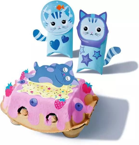 Image du produit Ravensburger EcoCreate 23920 - Mignons chatons - Kit de bricolage pour les enfants de 6 ans et plus