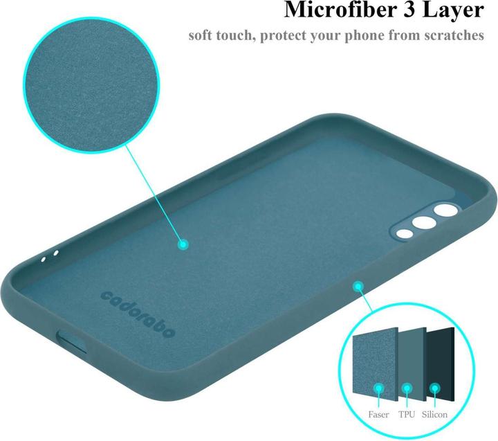 Actual product image Cadorabo Bumper Case for Samsung Galaxy A02 / M02 TPU Liquid Silicone Cover for Samsung Galaxy A02 / M02 (Samsung Galaxy A02, Samsung Galaxy M02)