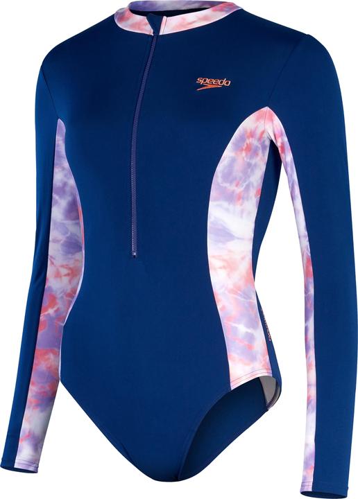 Speedo Long Sleeve Panel Swimsuit