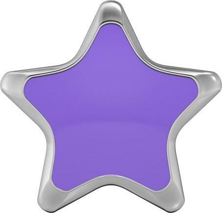Image du produit Studex Boucles d'oreilles Stud Sensitive Star Purple (Acier inoxydable)